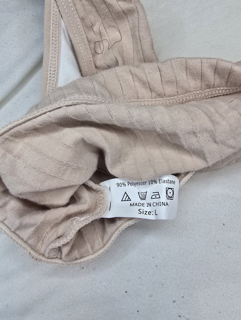Soft Ribbed Front-Closure Wireless Bra in Blush - Picture 2 of 4